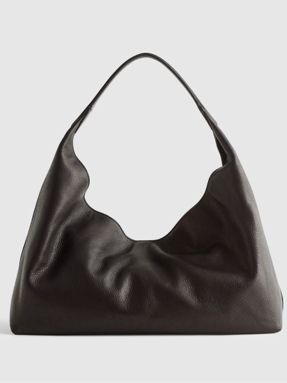 Madewell Mylie Black Leather Shoulder Bag